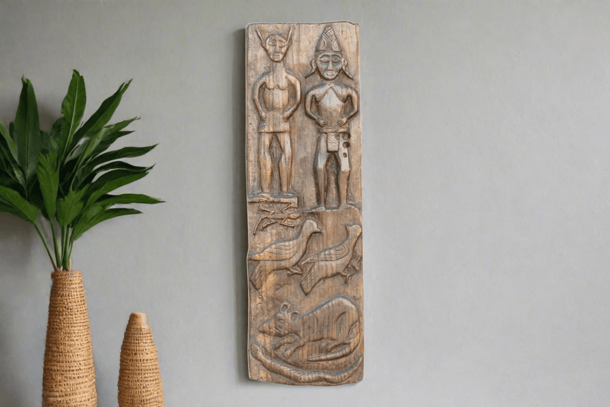 Nagaland Tribal Carved Panel