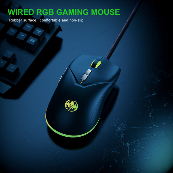7D Youbat wired gaming mouse 6-speed 7200DPI mouse gaming mouse