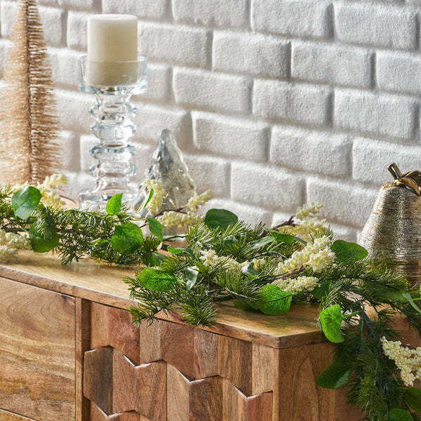 5' LEAVES/BERRY GARLAND