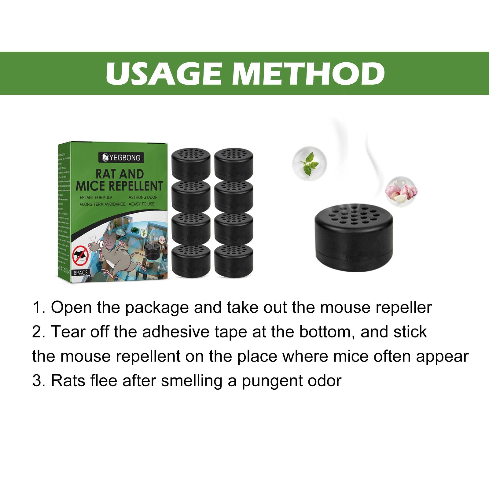 Rat Repellent Pill, Car Engine Outdoor Home Indoor Rat Repellent Pill