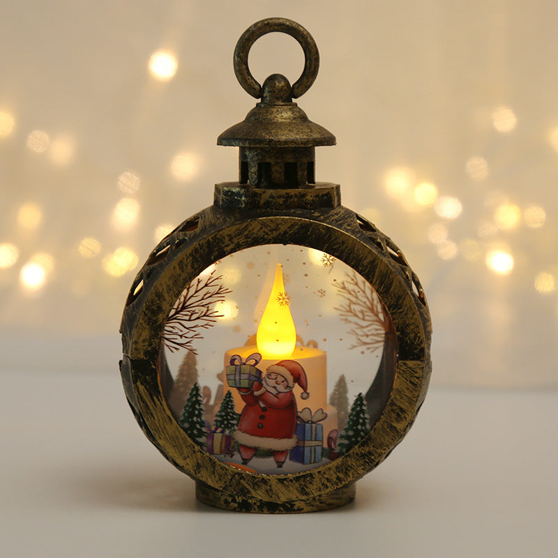 Christmas decorations, luminous night lights, pendant decorations, props, desktop candles, table lamps, and window displays