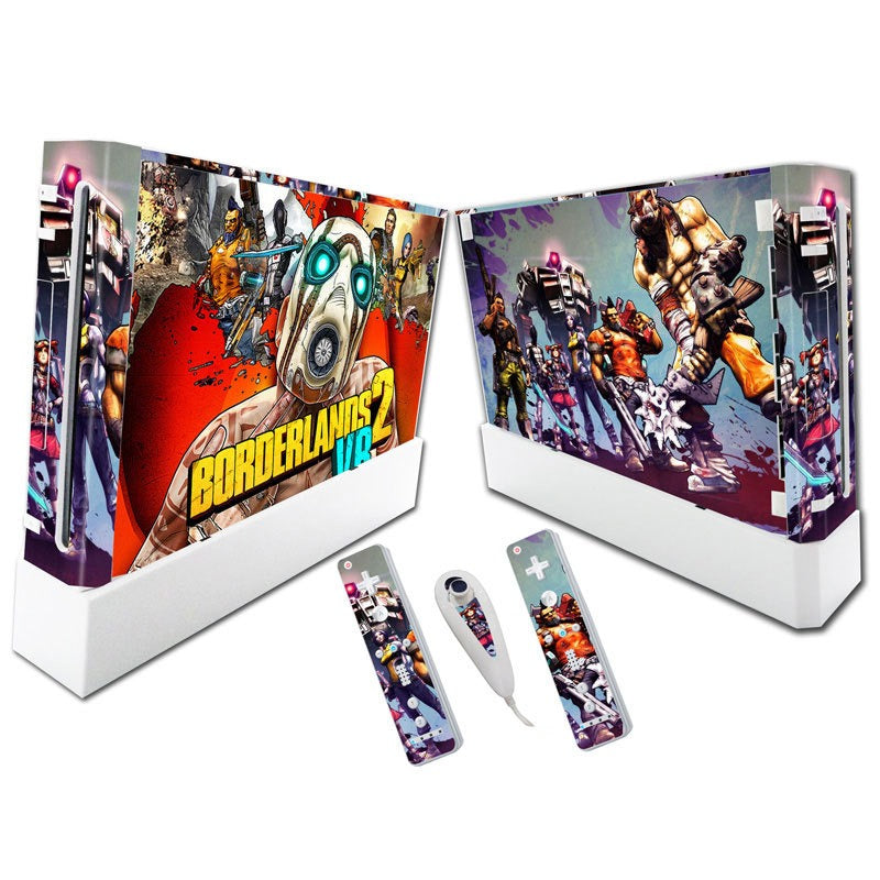 Suitable for WII stickers wii console cartoon protective film Spider-Man Fortress Night multiple styles without leaving glue