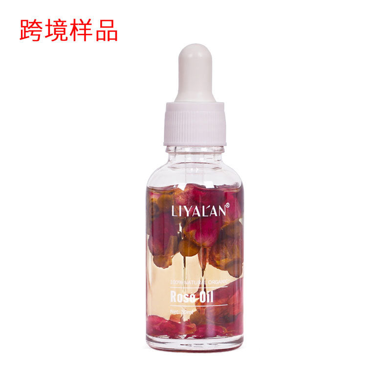 30ml Multi-Purpose Rose Oil: For Face, Body & Hair - Hydrating Botanical Essential Oil