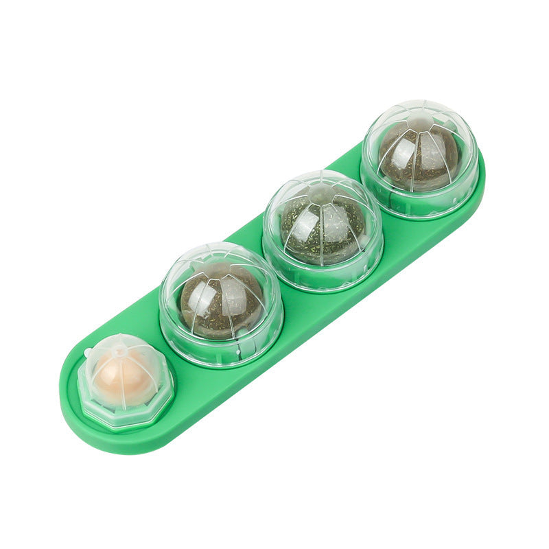 Cat mint ball spinning ball toy cat snacks lollipops self fun toys lots of fun