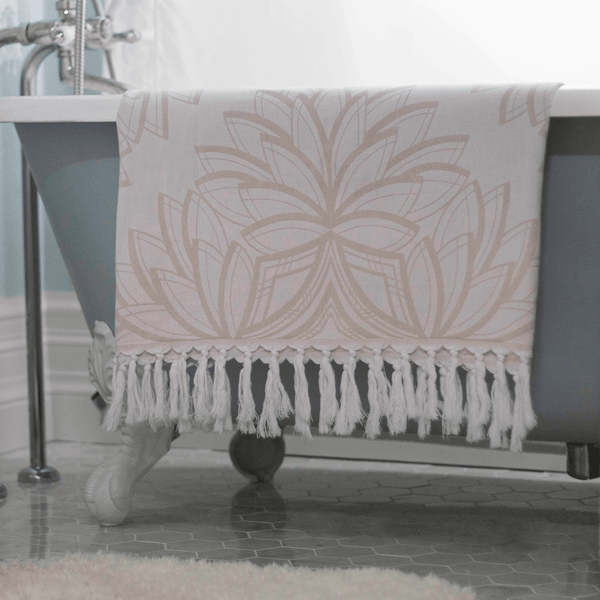 Turkish Towel | Single Set | Oat + White
