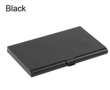 Creative business card case stainless steel Aluminum Holder Metal Box Cover Credit Men business card holder card metal Wallet
