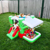 Christmas Jump 'n Slide Inflatable Bouncer for Kids Complete Setup with Blower - 80