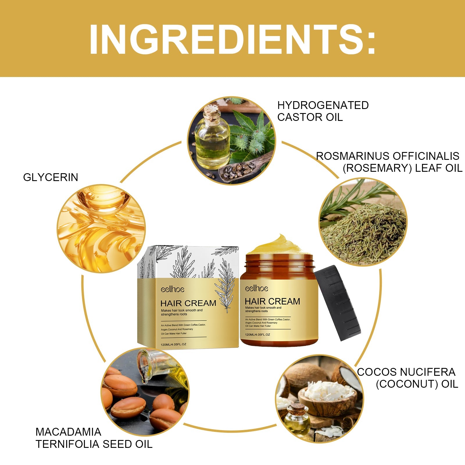 Hair Cream, Moist Soft Repair With Prevent Hair Flexible Hair Thick Hair Hair Care Cream