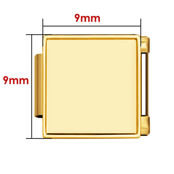 DIY Personalized Photo Picture Frame Making Titanium Steel Watch Band Chain Fashion Splicing Modular Bracelet
