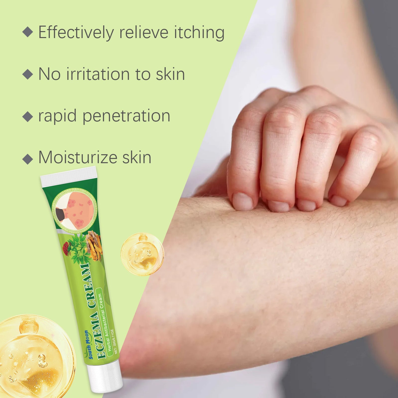Herbal Skin Care Cream Gently Nourishes The Skin Of Hands And Feet And Smoothes The Skin
