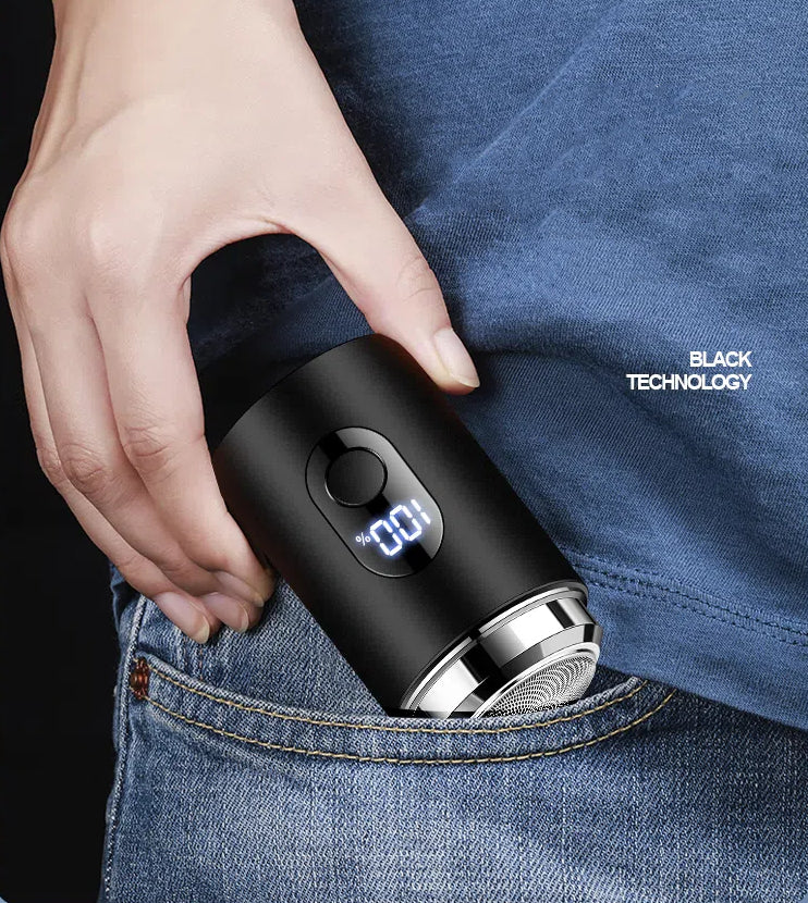 Rechargeable shaver men's electric multifunctional portable shaver full body washing small steel cannon