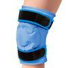 Gel Knee Pad with Ice Pack, Long-lasting Cold and Hot Therapy for Sports Protection - Sky Blue