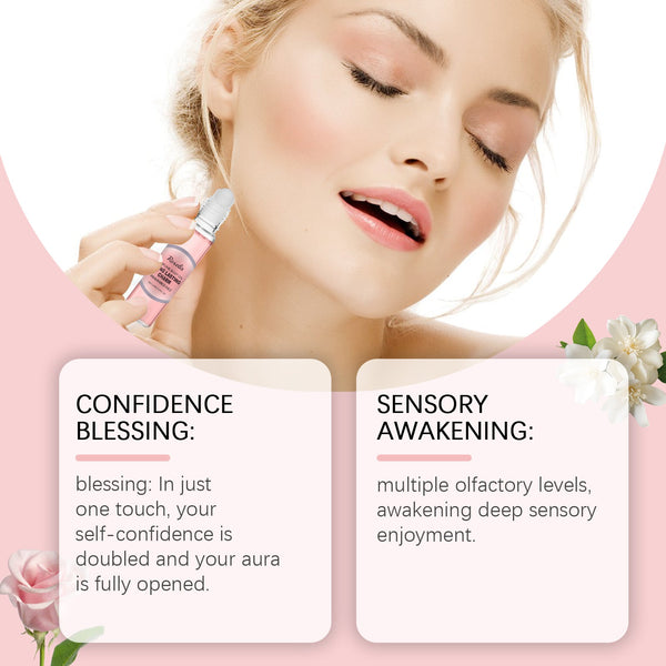 Women's Roller Perfume Lasting Fragrance Portable Rose Light Everyday Fresh Exudes A Niche Appeal Perfume