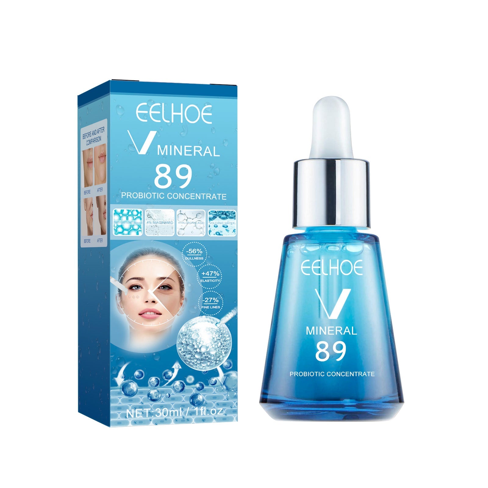 V89 Probiotic Serum Gently Nourishes Facial Skin Hydrating Skin Care Serum