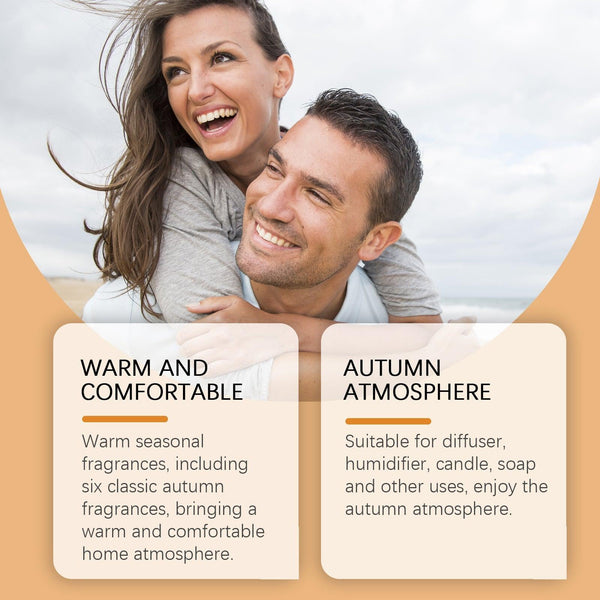 Autumn Aromatherapy Essential Oil, Long-Lasting Warm Fragrance Soft Fragrance Indoor Warm Atmosphere Aromatherapy Essential Oil