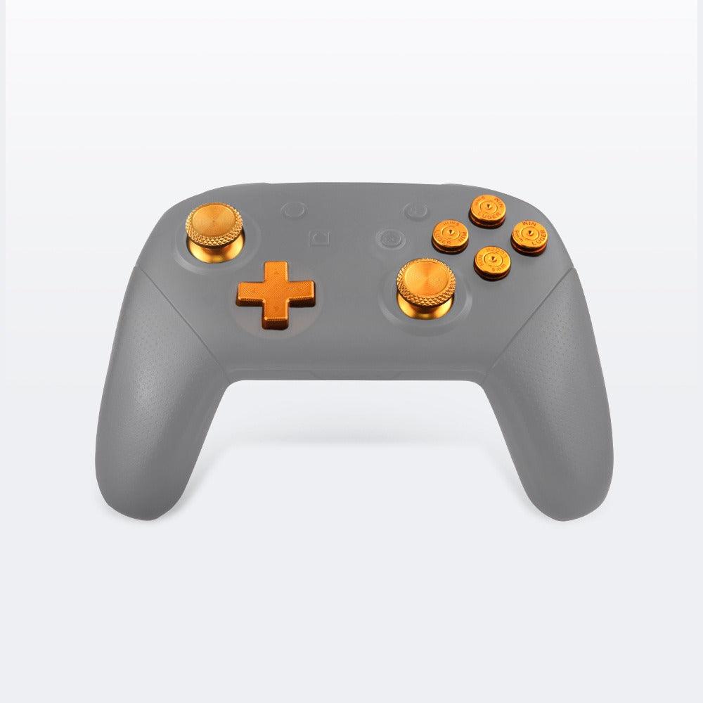 Suitable for replacing Nintendo Switch Pro controller button accessories with metal buttons on Nintendo controllers