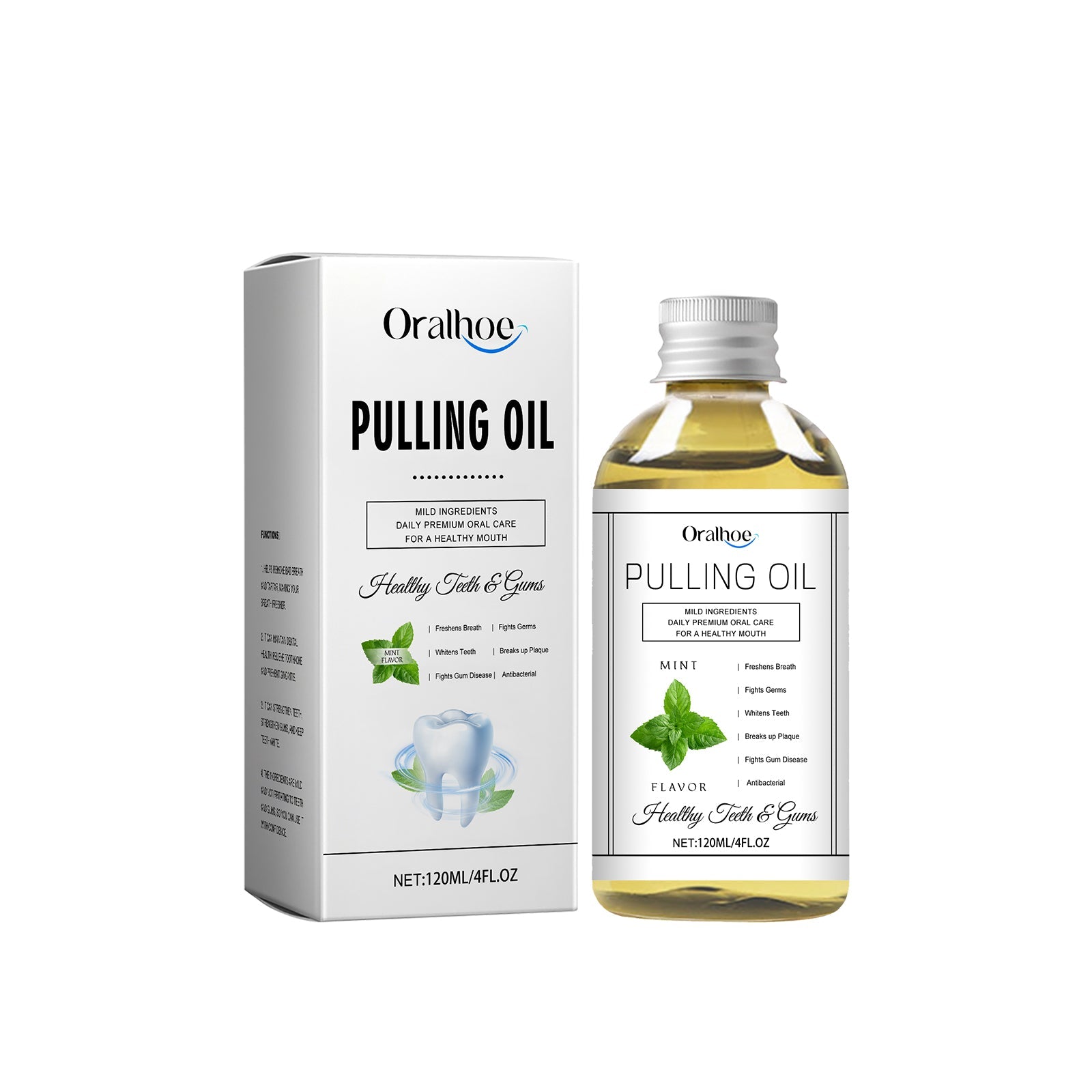 Mouth Coconut Mouthwash Fresh Breath Clean Odor Stains Stains And Beautiful Teeth Mouthwash