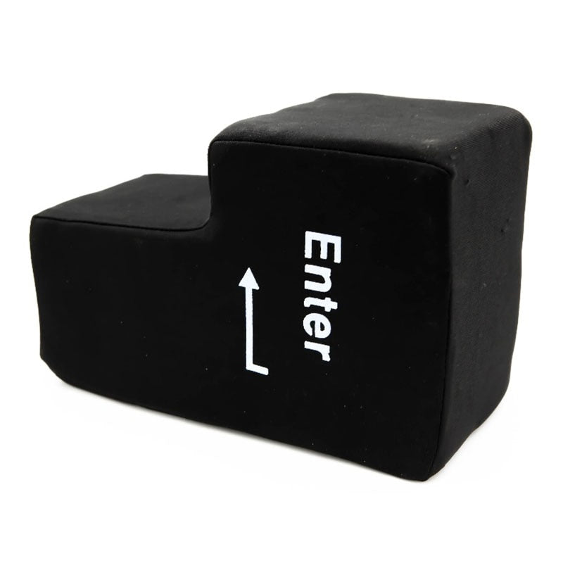 Office Computer Jumbo USB Big Enter Key Pillow USB Gadgets Desktop Nap Pillow Anti-Stress Hand Tool for Laptop Novelty Gift