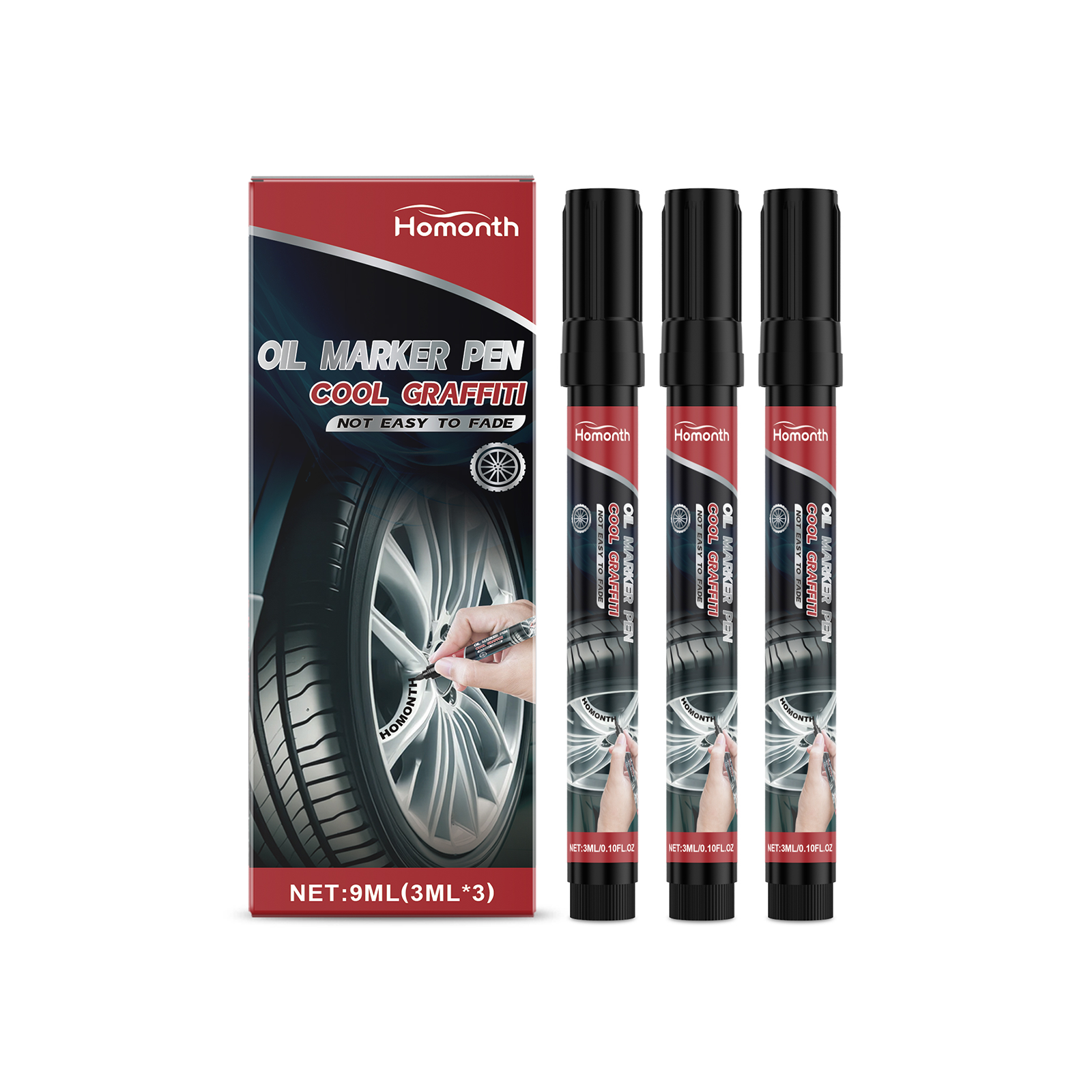Car Tire Oil Marker Car Tire Paint Graffiti Paint Cool Diy Car Marker