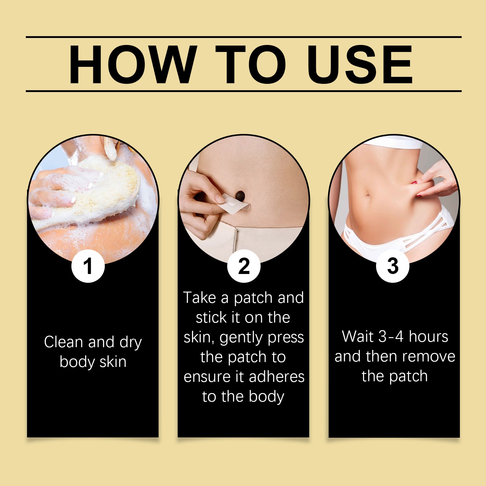 Beesvenom Body Shaping Patch, Shaping And Firming Body, Skin, Belly, Meat, Slim Body, Light, Beautiful And Considerate