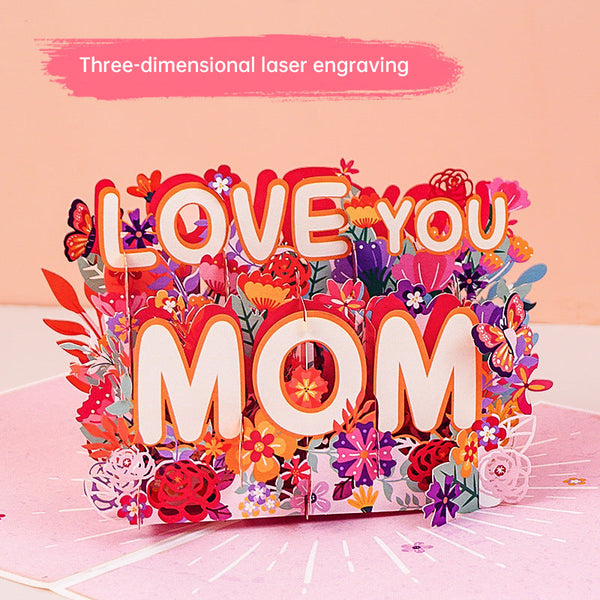 3D Paper-Cut Mother's Day Card: A Creative & Heartfelt Gift for Mom