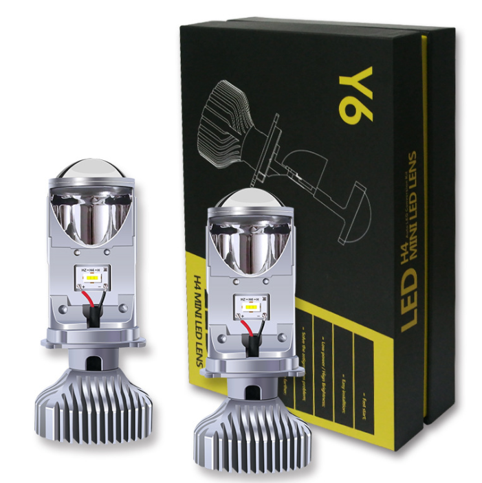 AILEO Canbus 90W/Pair Lamp H4 LED Mini Projector Lens Automobles Bulb 20000LM Conversion Kit Hi/Lo Beam Headlight 12V24V RHD LHD