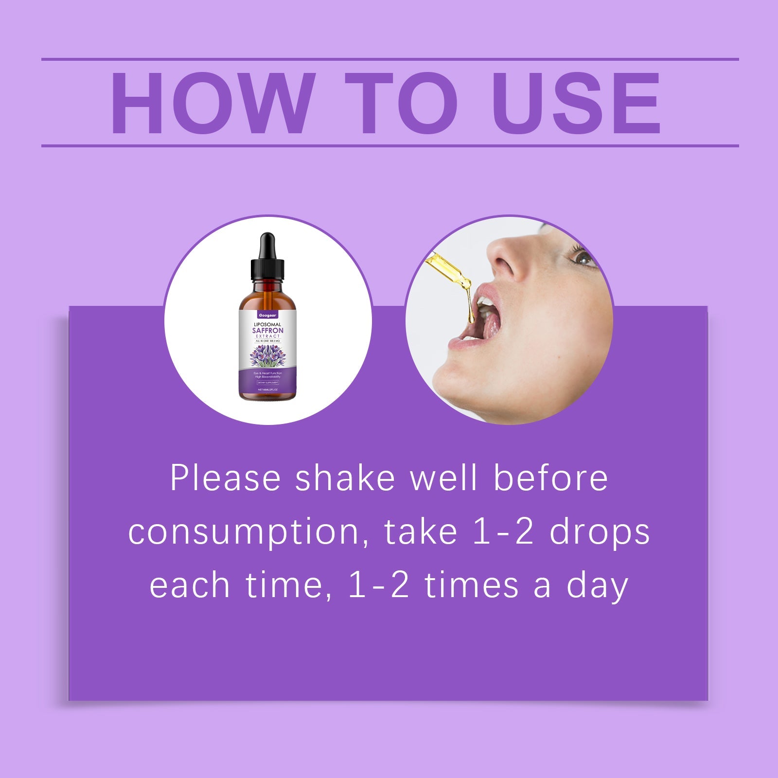 Saffron Supplement Drops, Dietary Supplement Body Therapy Body Care