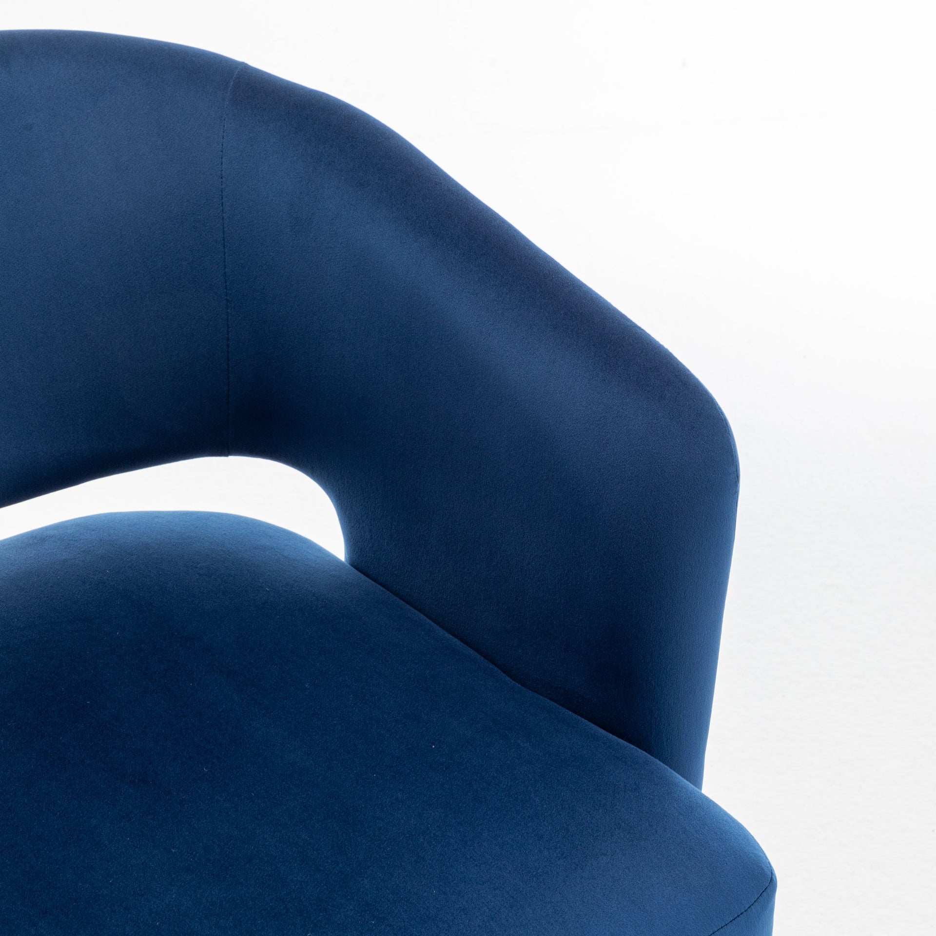 Swivel Barrel Chair, Velvet Accent Armchair 360 Degree Swivel Club Chair for Living Room Bedroom Reception Room