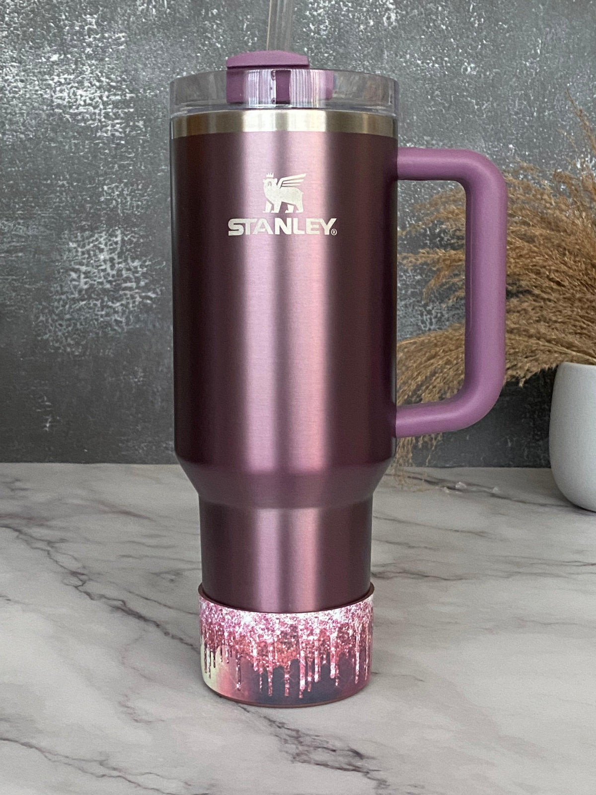 PINK GLITTER DRIP  Boot