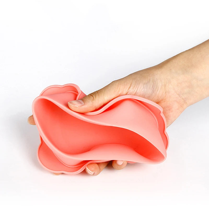 Wax Warmer Heat-resisting Replacement Silicone Bowls Hair Removal Wax With Stirring Stick Non-Stick Pan Hair Removal Tool