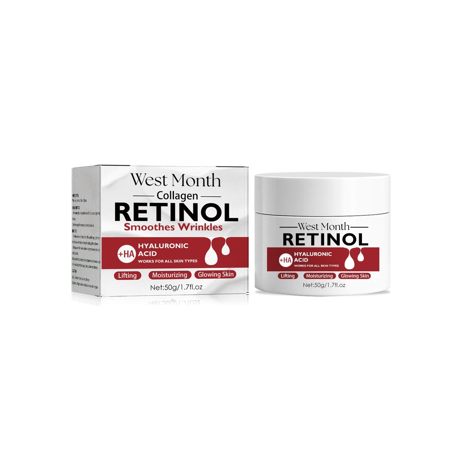 Retinol Firming Cream, Lightening Wrinkles, Anti-Aging Moisturizing, Firming And Anti-Wrinkle Cream