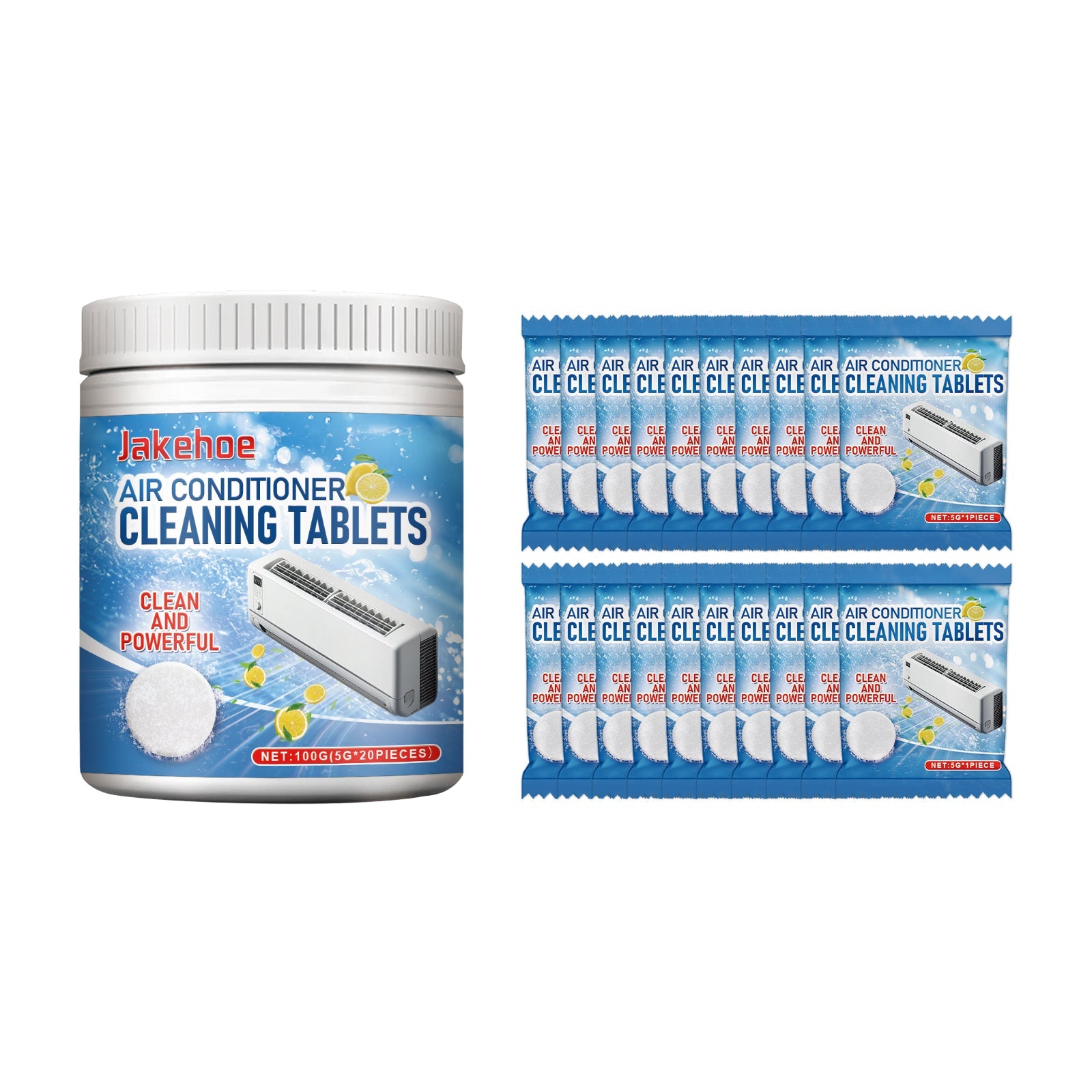 Air Conditioner Cleaning Tablet, Air Conditioner Cleaning Sheet For Household Air Conditioner