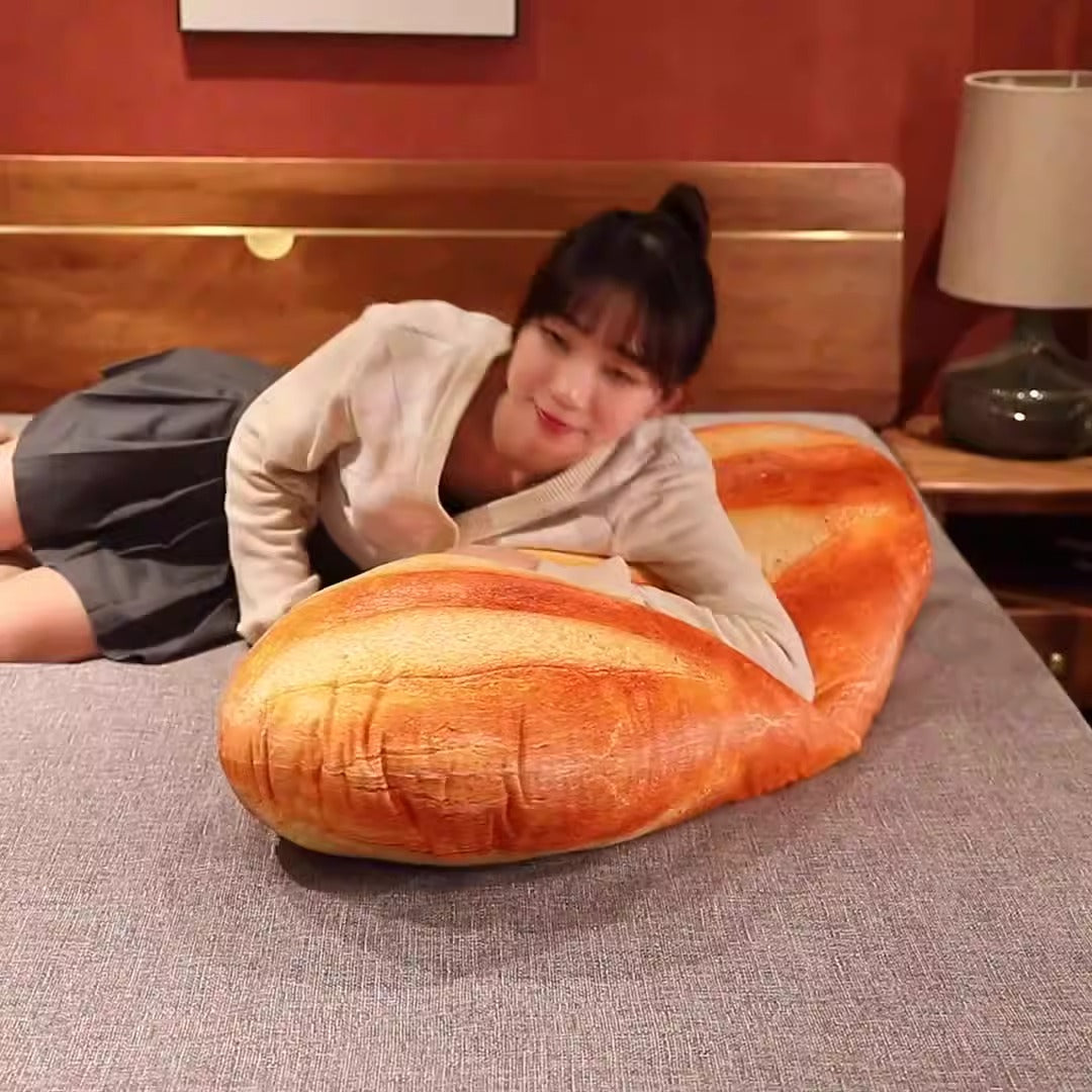 French Bread Plush Pillow Stuffed Printing Images Food Plushie Peluche Party Prop Decor Sleeping Companion Man Gift