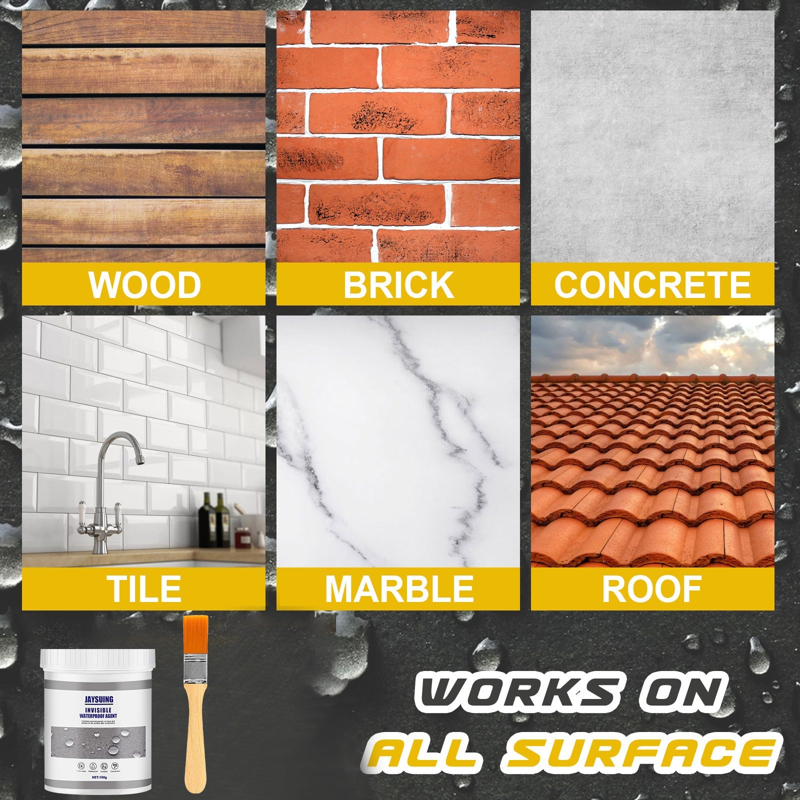 Waterproof Sealant Bathroom Kitchen Exterior Wall Water Leakage Repair Free Brick Leak Repair Home Improvement Paint Agent