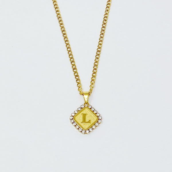 Aztec Delight Initial Necklace