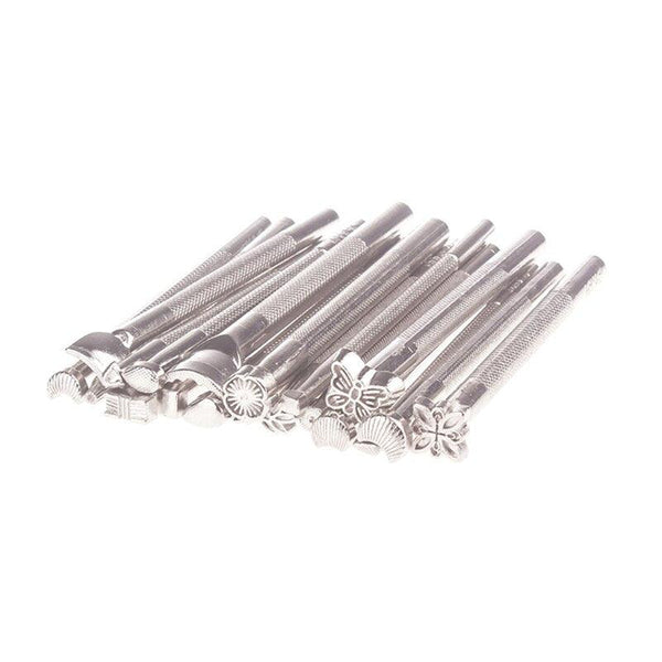 1Set(20Pcs)Leather Carving Hand Working Saddle Making Tools Engraving Craft Set