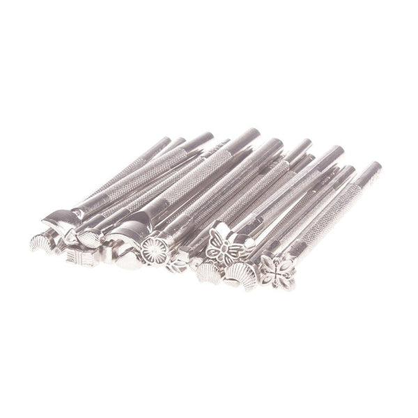1Set(20Pcs)Leather Carving Hand Working Saddle Making Tools Engraving Craft Set