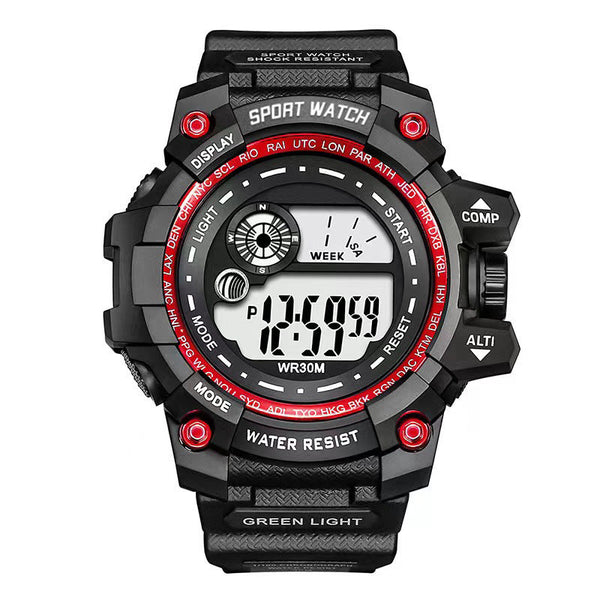Student watch sports boy electronic watch waterproof luminous watch