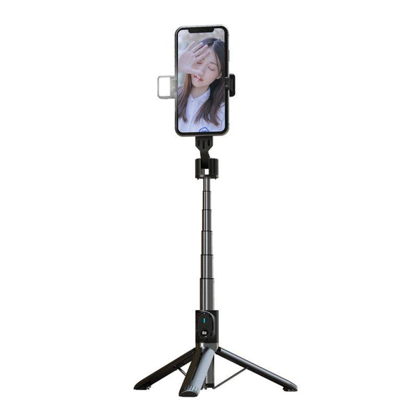 New P90 Series Tripod Reinforced Selfie Stick Outdoor Mobile Phone Live Support Dual Fill Light Selfie Stick