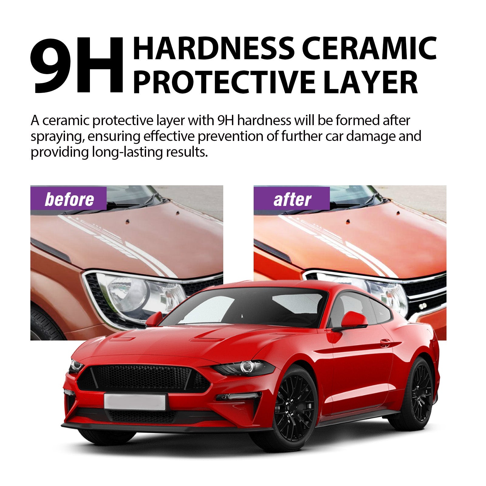 Car Coating Spray Car Paint Brightening Refurbished Dust Cleaning Oil Maintenance Coating Agent