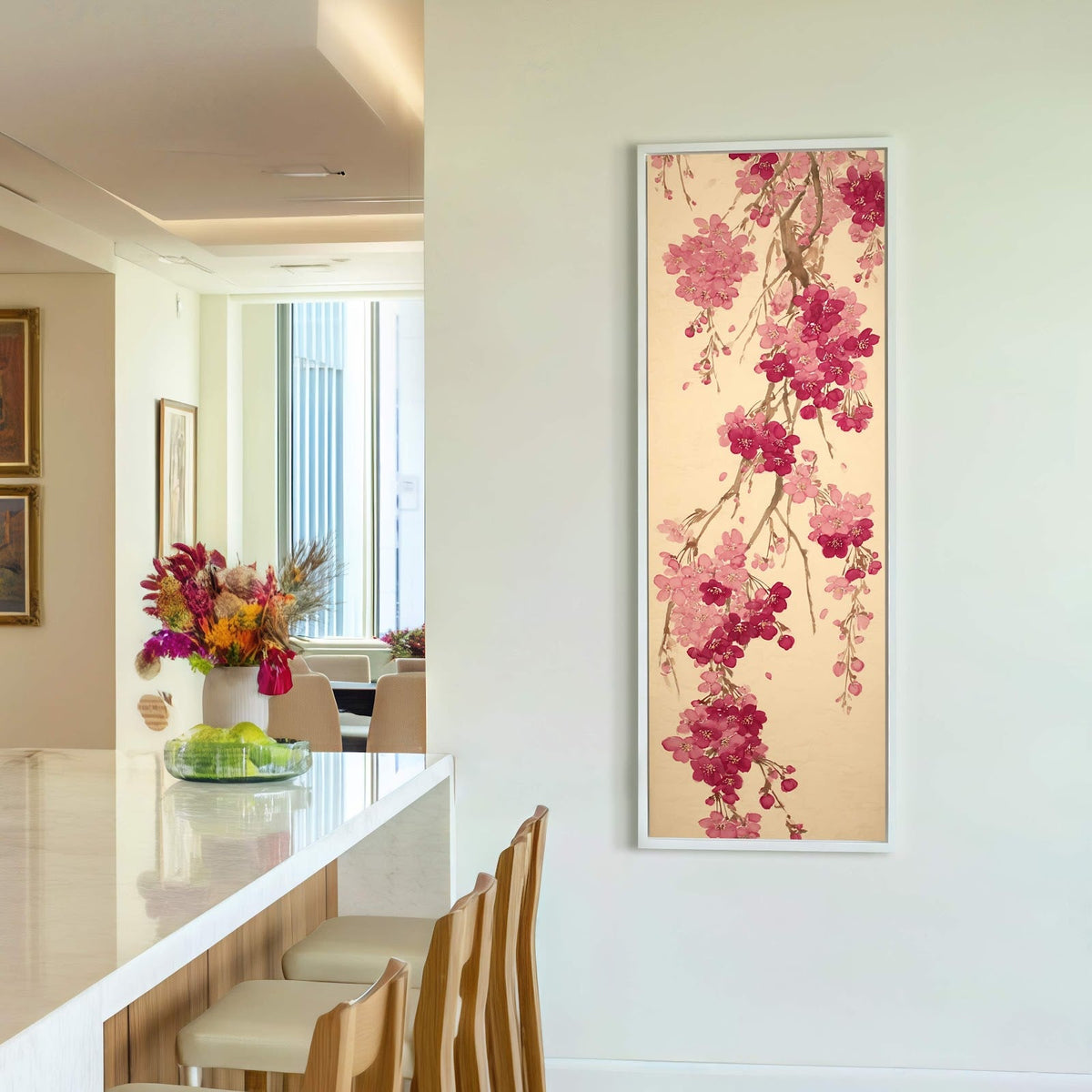 Blossoming Cherry Branches Canvas Print