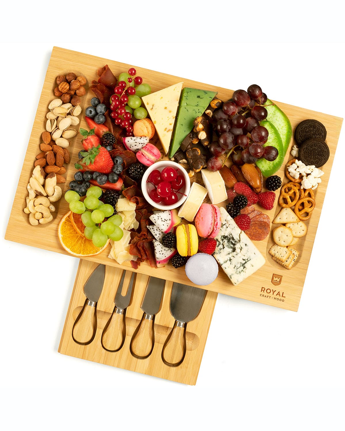 Cheese Board w/knives, 16.5