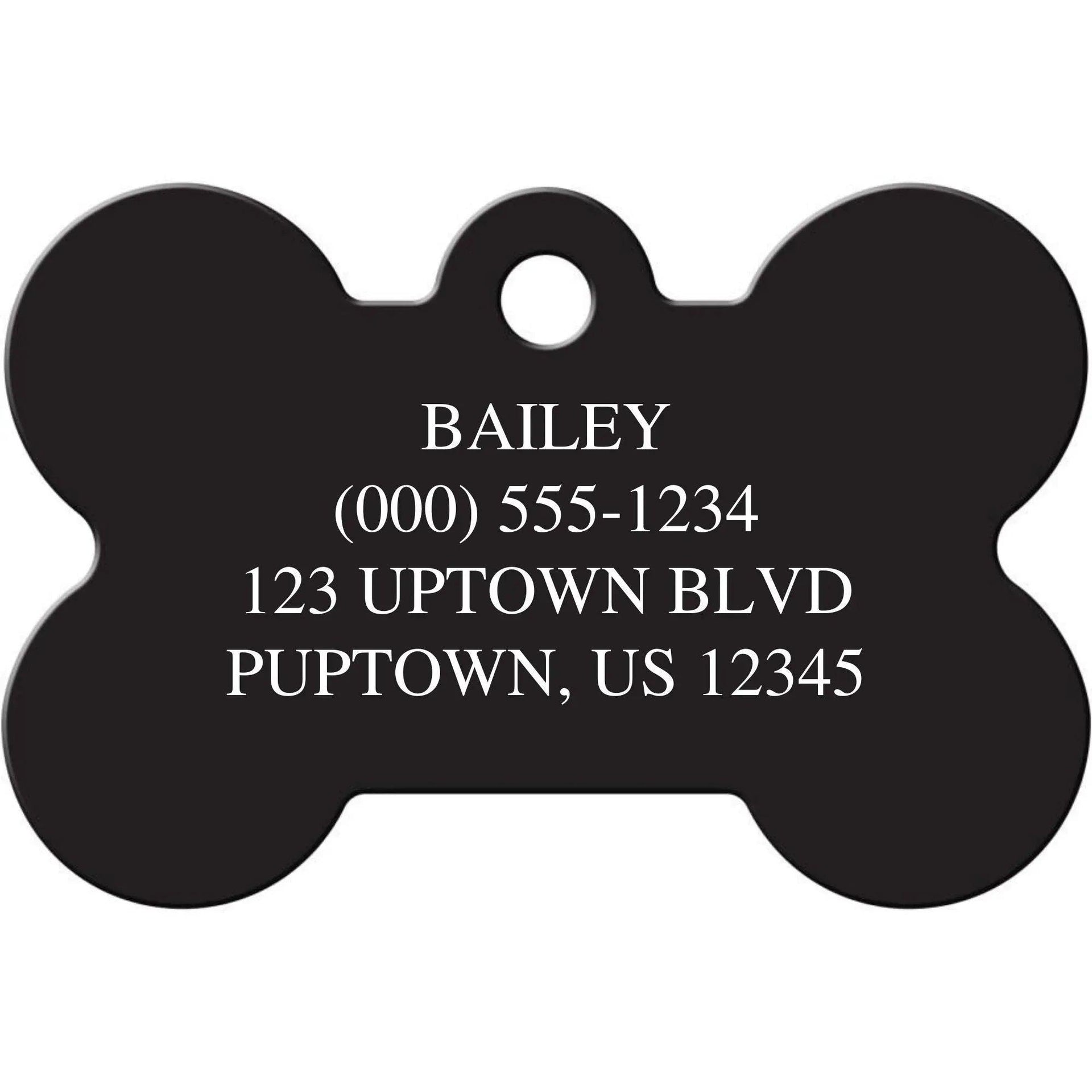 Miami Hurricanes NCAA Pet ID Tag - Large Bone - Gifts for You 'n Me