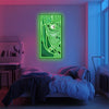 UV Printed Green Woman Neon Wall Art- LV0058 - 23" / 59 cm