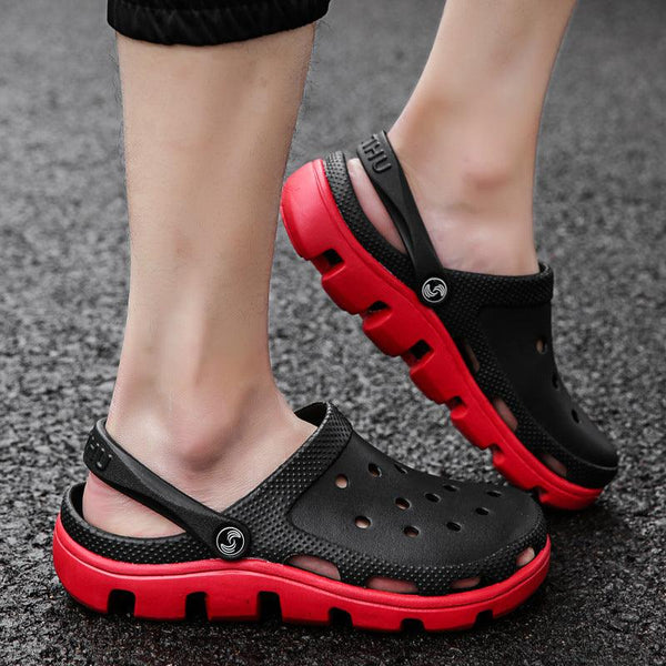 Summer Beach Flip Flops Slippers Shoes Men's Non Slip Antiwear Shoes Home Slippers Classic Breathable Summer Sandals Slip On Slide Lightweight Slippers Beach Clogs