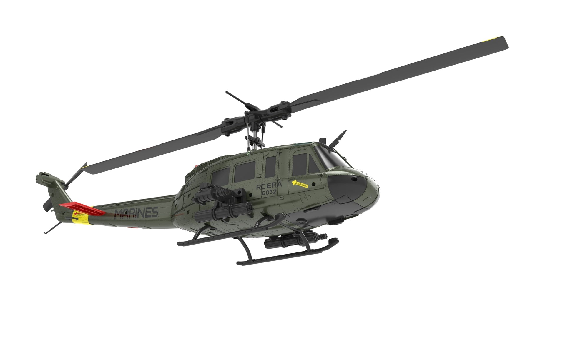 RC ERA C032 UH-1 Huey 6CH RC Helicopter with Smart Positioning & 3D Stunt Flight