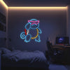 Squirtle Metal Neon Wall Art- LN0051 - 15" / 39 cm