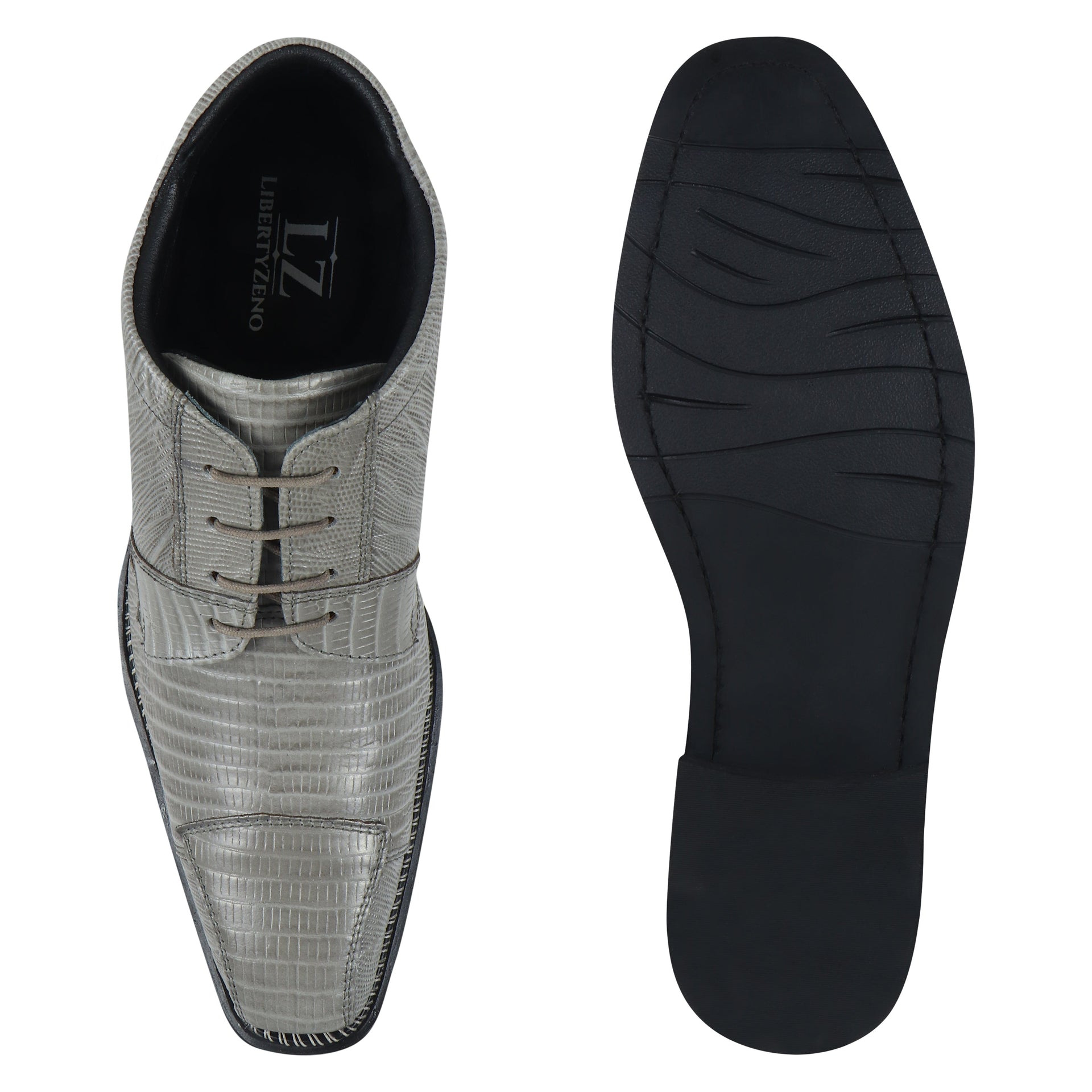 Foxx Leather Lace-Up Boots