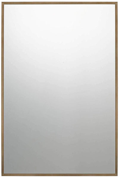 Quoizel QR3330 Reflections 36 X 24 inch Antique Brass Mirror