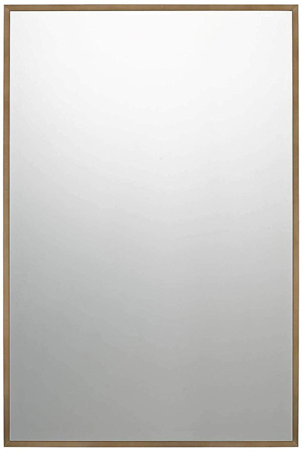 Quoizel QR3330 Reflections 36 X 24 inch Antique Brass Mirror